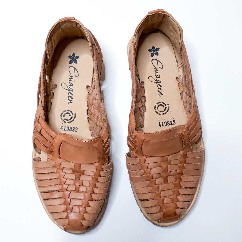 Authentic Mexican Leather Sandals 21 cm - Picture 2 of 7